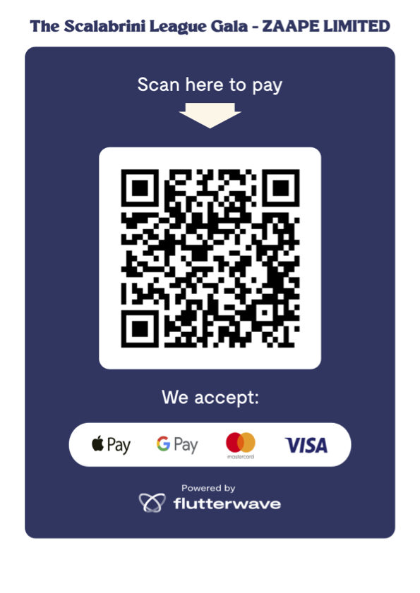 Scalabrini League Gala Payment QR Code